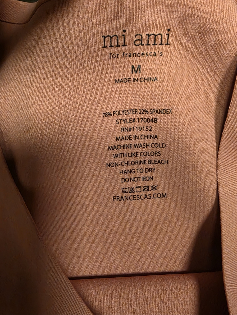 FRANCESCA'S Mi Ami Buttery Soft Dusty Pink High-Neck Sleeveless Stretchy Top - Picture 7 of 7